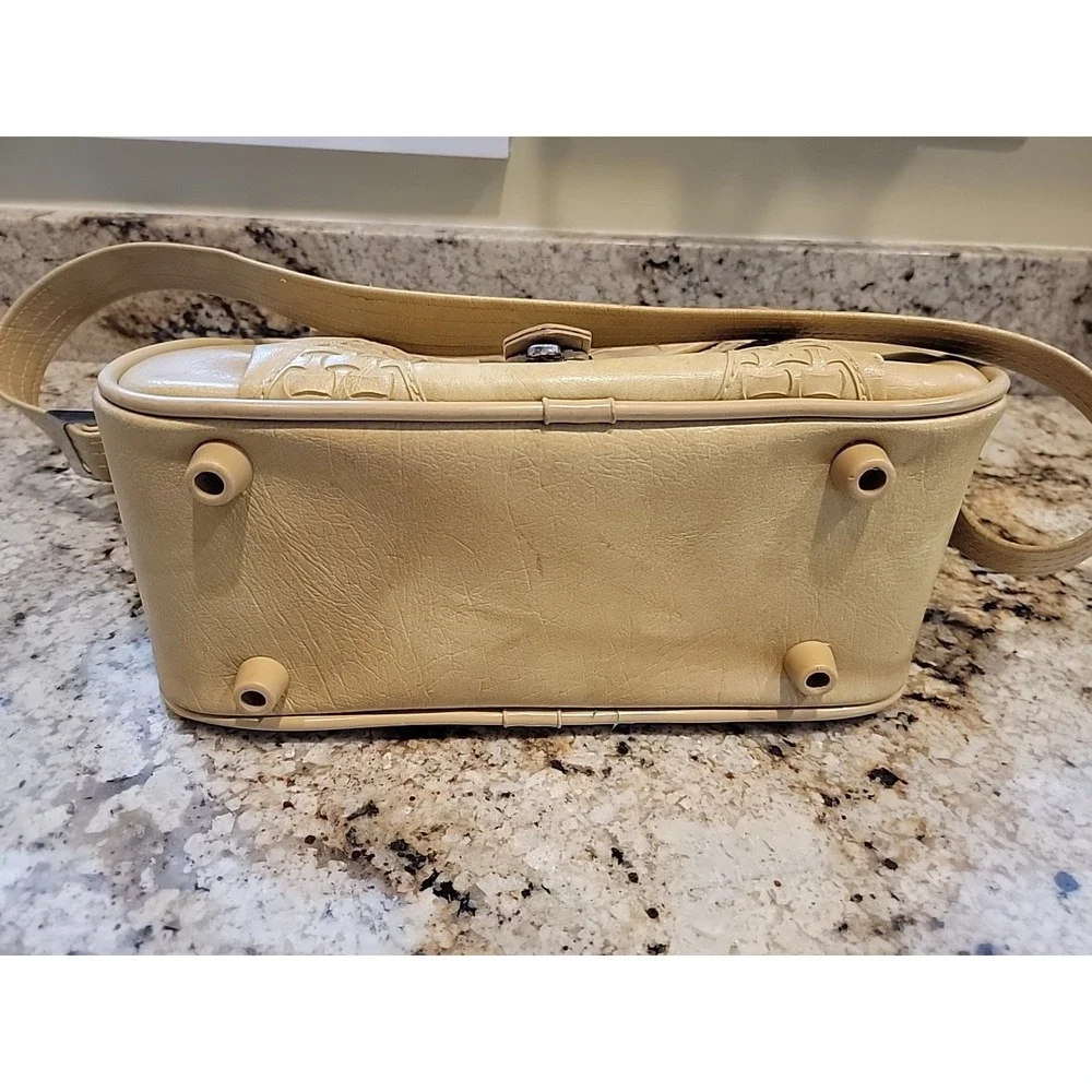 American Tourister 1978 HARVEST GOLD Carry On Travel Bag Weekender Vintage